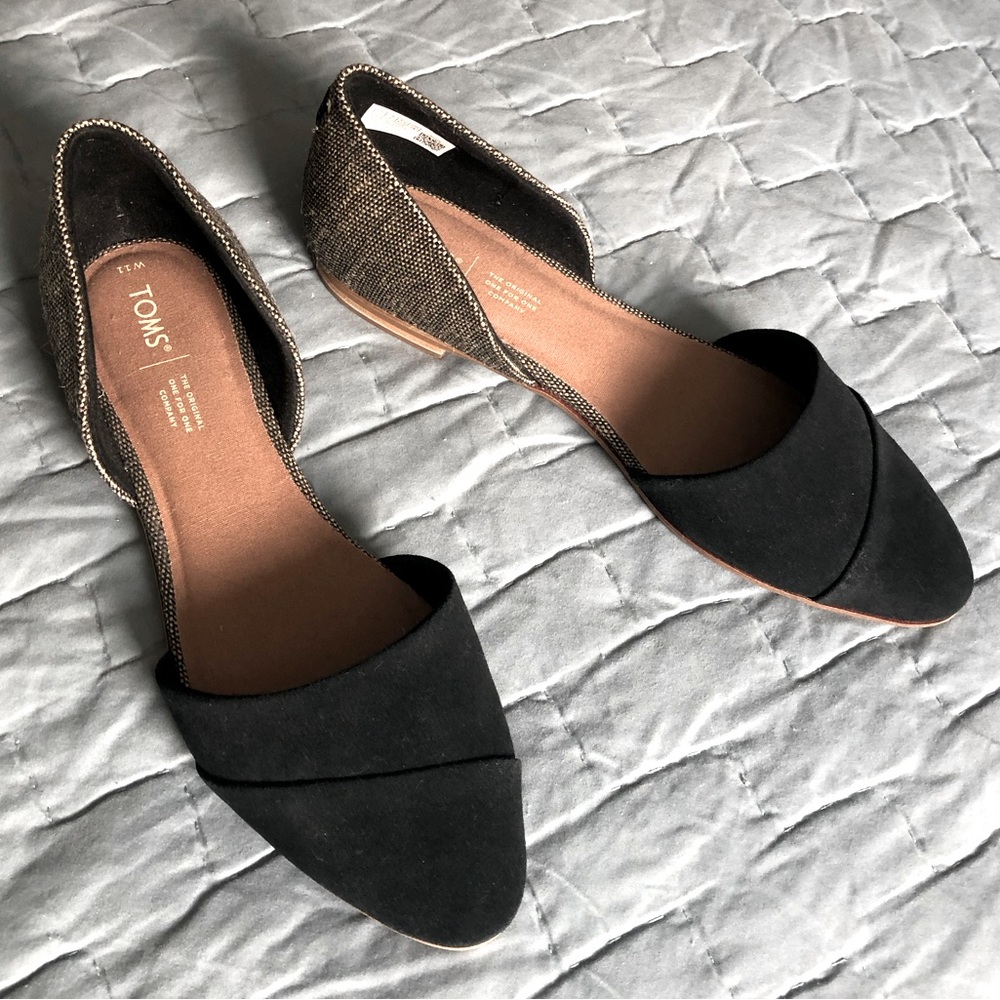 TOMS Women’s Jutti D’Orsay Flats - Size 11